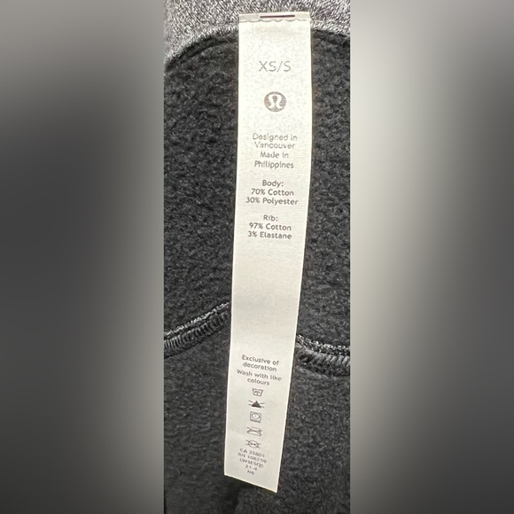 NEW Lululemon Scuba Oversized Full Zip Cropped Activewear Yoga Fall Cozy Hoodie - Picture 14 of 15